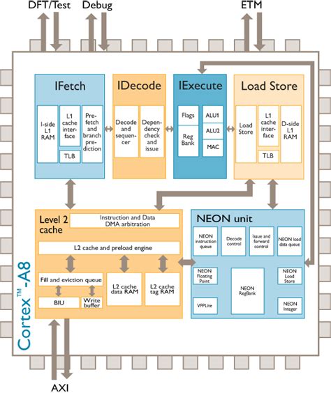 CortexCompute architecture showcasing its parallel processing units and memory hierarchy