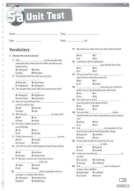 Cosmic B1 Workbook Answers Epub