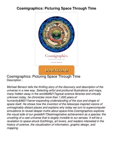 Cosmigraphics Picturing Space Through Time Kindle Editon