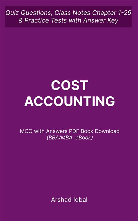 Cost Accounting Book Answers Doc