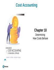 Cost Accounting Chapter 10 Solutions Epub