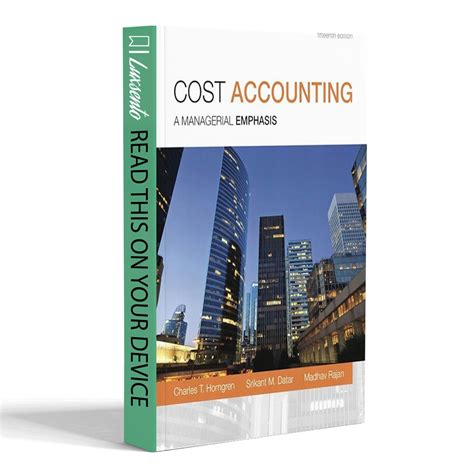 Cost Accounting Horngren 11th Edition Solutions Kindle Editon