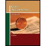 Cost Accounting Solution Manual Carter Doc