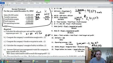 Cost Volume Profit Analysis Questions And Answers Reader