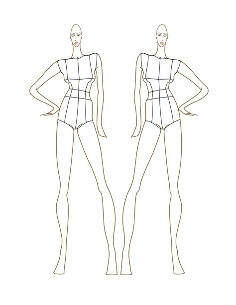 Costume Sketch Template