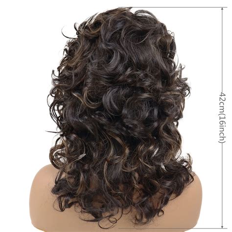 Cosy Brown Wavy Long African American Wigs