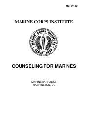 Counseling For Marines Mci Answers Reader
