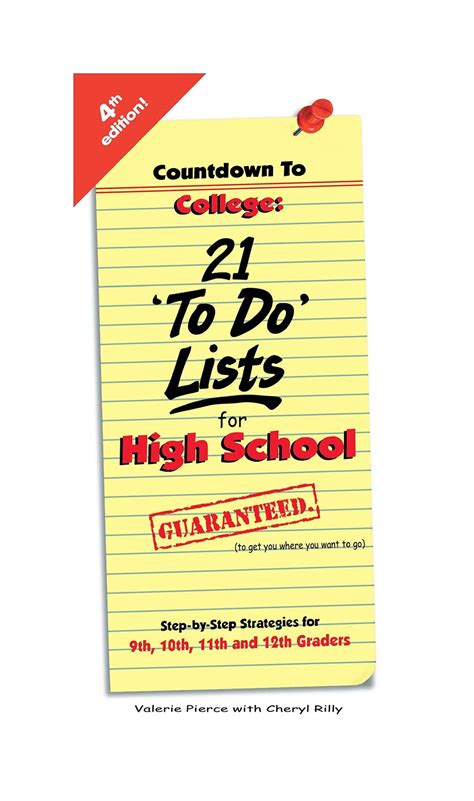 Countdown to College 21 To Do Lists for High School Doc