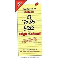 Countdown to College 21 To Do Lists for High School Doc