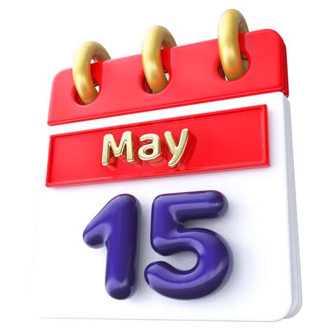 Countdown to May 15, 2025