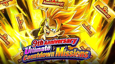 Countdown to the Dokkan Battle 77 Tickets Missions 9th Anniversary