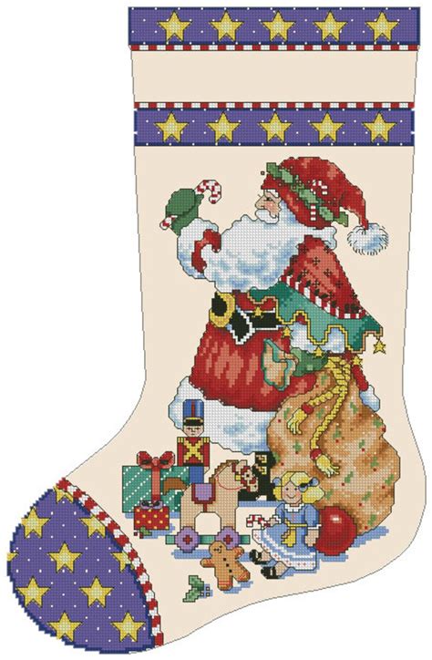 Counted Cross Stitch Christmas Stocking Patterns: 50+ Festive Designs to Stitch