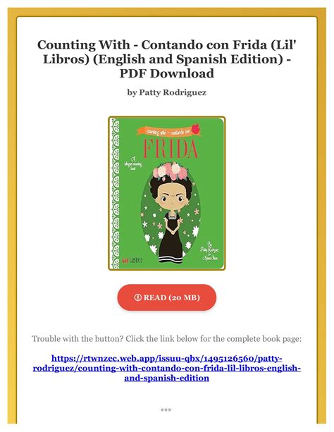 Counting With -Contando Con Frida English and Spanish Edition Doc