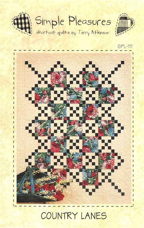 Country Lanes Quilt Pattern Kindle Editon