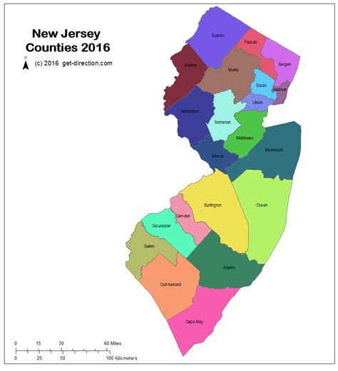 County Map of New Jersey: An Interactive Guide to the Garden State's 21 Counties