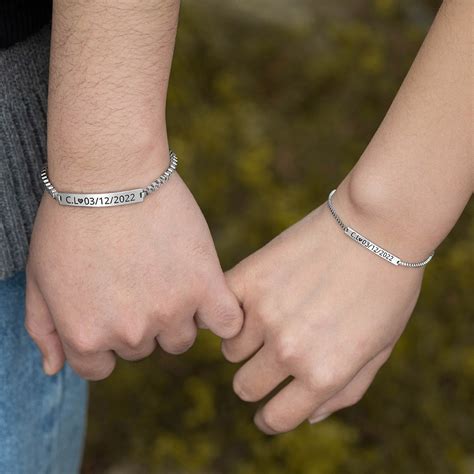 Couple Boyfriend Girlfriend Spacer Bracelet Doc