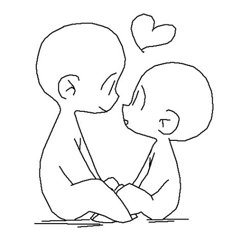 Couple Template Drawing