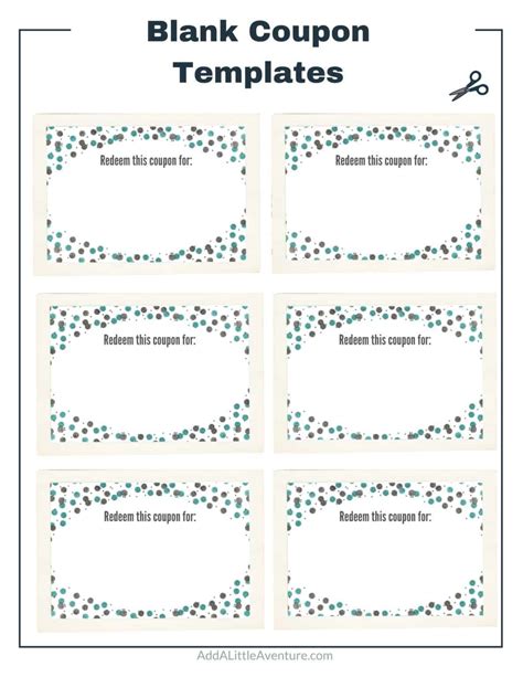 Coupon Booklet Template