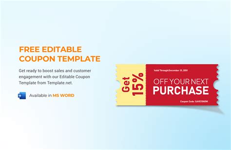 Coupon Template Word