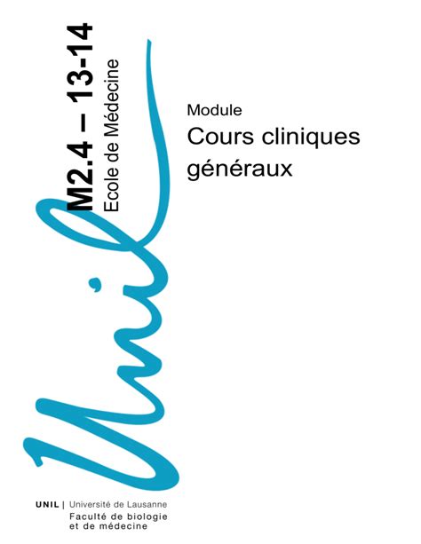 Cours de M Decine L Gale... PDF