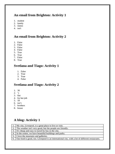 Course 1, Unit 1 practice answers Ebook Kindle Editon