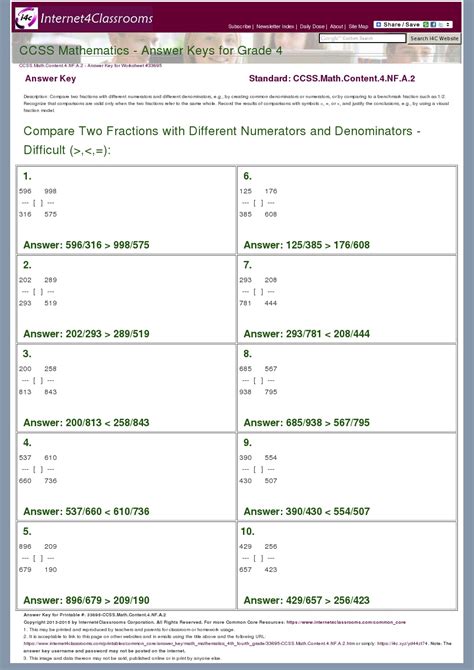 Course 2 Mathematics Common Core Answer Key Ebook Reader