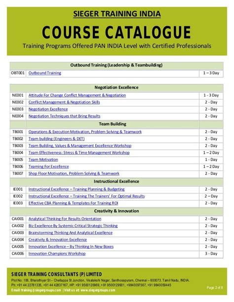 Course Catalog