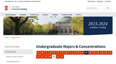 Course Catalog Uiuc