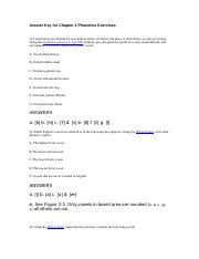 Course In Phonetics Exercise Answer Key Doc