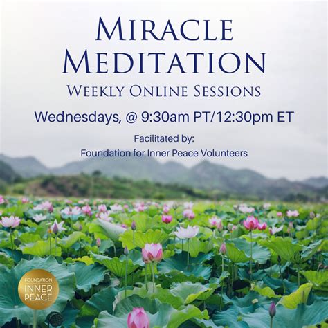 Course Miracles Foundation Inner Peace PDF