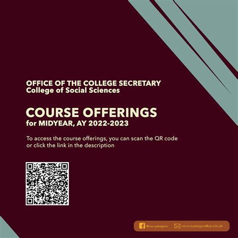 Course Offerings: