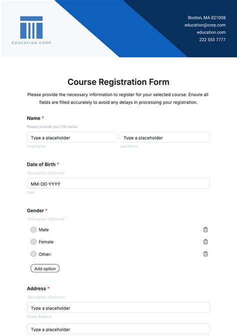 Course Registration