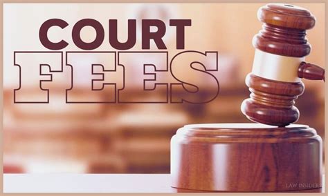 Court Fees: