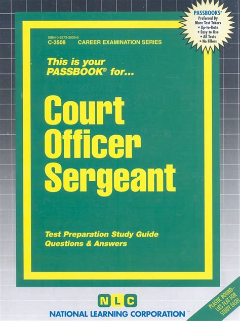 Court Officer SergeantPassbooks Career Examination Passbooks PDF