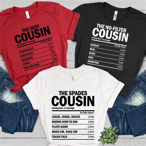 Cousins T-Shirts: A Symbol of Family and Fun