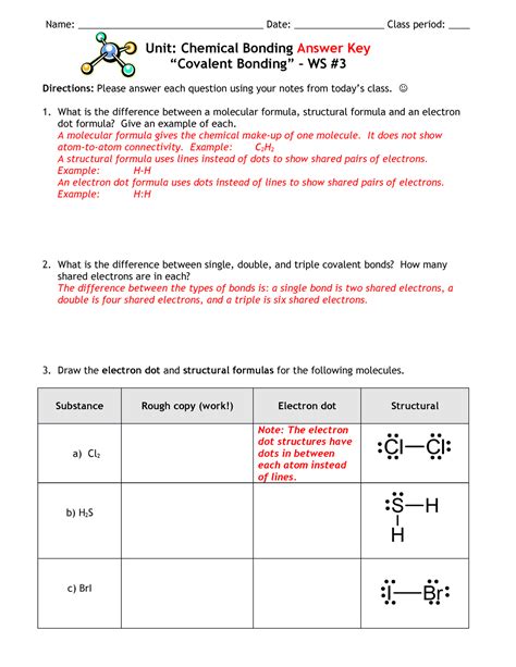 Covalent Bonding Section Review Answers Doc