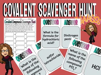 Covalent Compound Scavenger Hunt Answers Reader