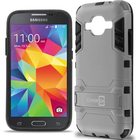 CoverON Samsung Prevail Protective Kickstand Doc