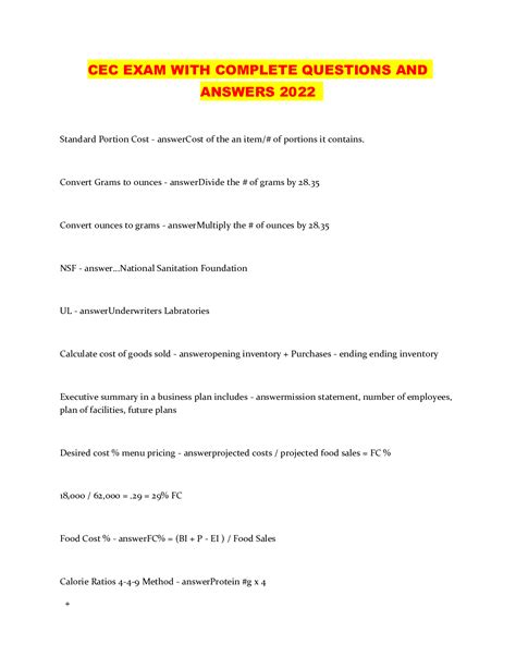 Covered Ca Cec Exam Answers Epub