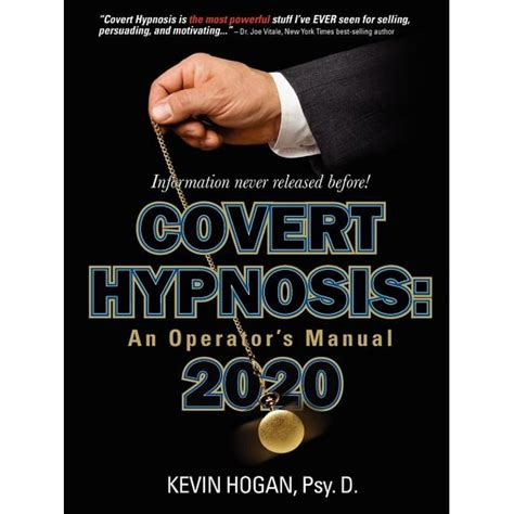Covert Hypnosis 2020 An Operator s Manual Epub