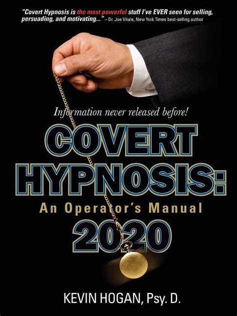 Covert Hypnosis 2020 An Operator s Manual Epub