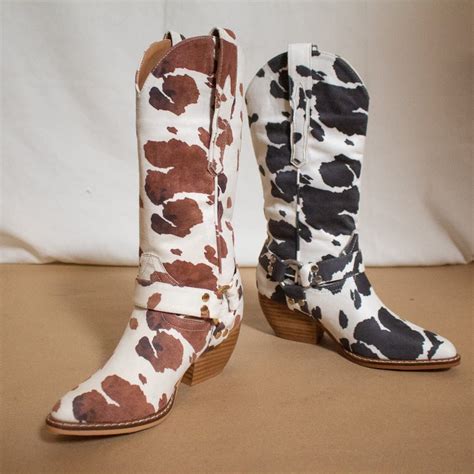 Cow Print Boots: A Timeless, Versatile Fashion Statement