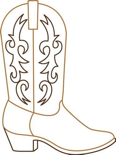 Cowgirl Boot Template