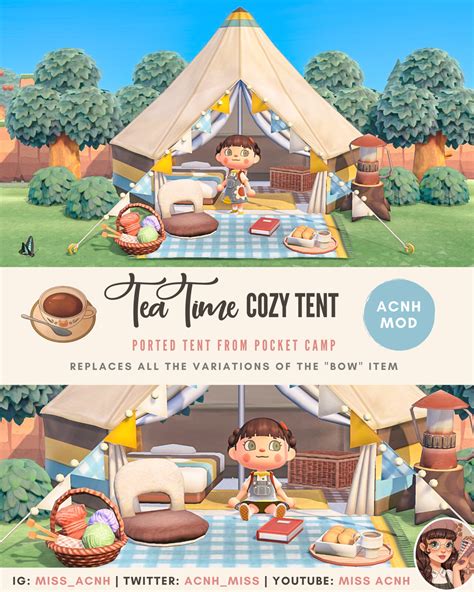 Cozy Animal Crossing with Tent: A Serene Escape into Nature