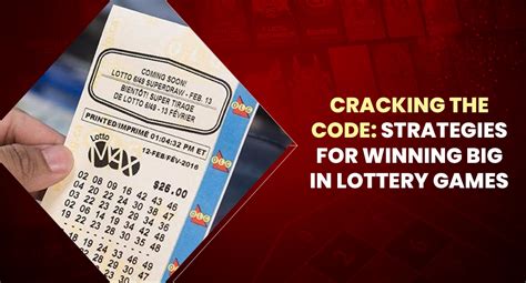 Crack the Code: Lotto Strategies, Tips, and Secrets to Boost Your Odds of Winning!