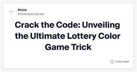 Crack the Code: Unveiling the Secrets of the ff20 Lottery Result