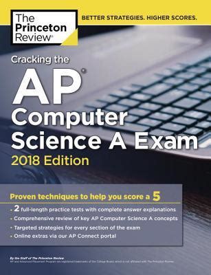 Cracking the AP Computer Science A Exam 2018 Edition Proven Techniques to Help You Score a 5 College Test Preparation Epub