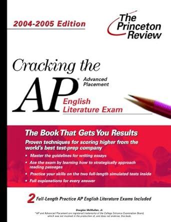 Cracking the AP English Literature Exam 2004-2005 Edition College Test Prep Doc