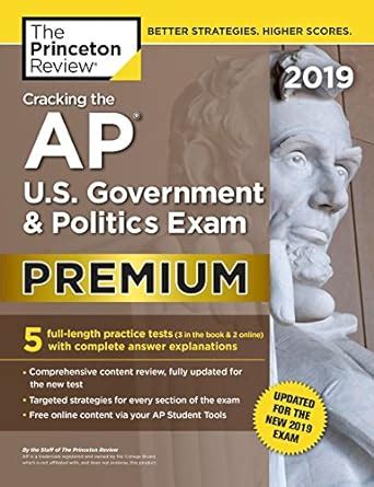 Cracking the AP US Government and Politics Exam 2019 Premium Edition Revised for the New 2019 Exam College Test Preparation PDF