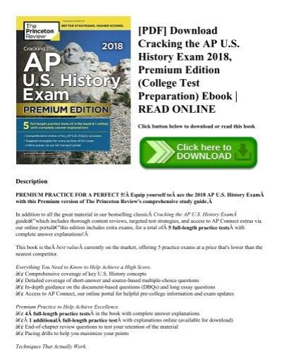 Cracking the AP US History Exam 2006-2007 Edition College Test Preparation Epub